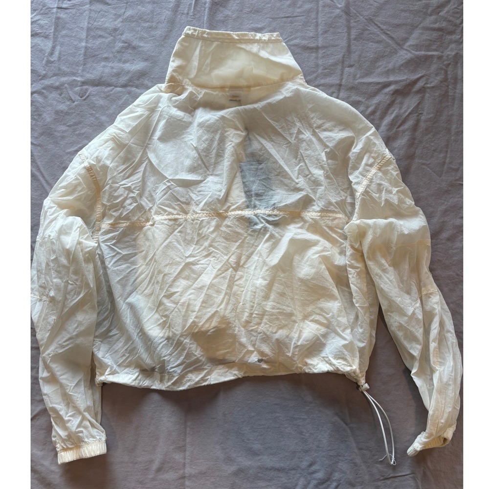 Kyodan Active Ladies Jacket Raw Linen White Ripstop Windbreaker CAJ2967 XS NWT - Picture 2 of 4